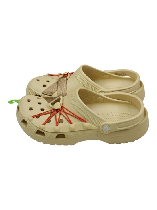 Crocs Classic Lockdown Clog Beige With Red Details Mens Size 10 Womens 12 main image 5